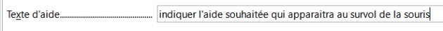 Texte d'aide